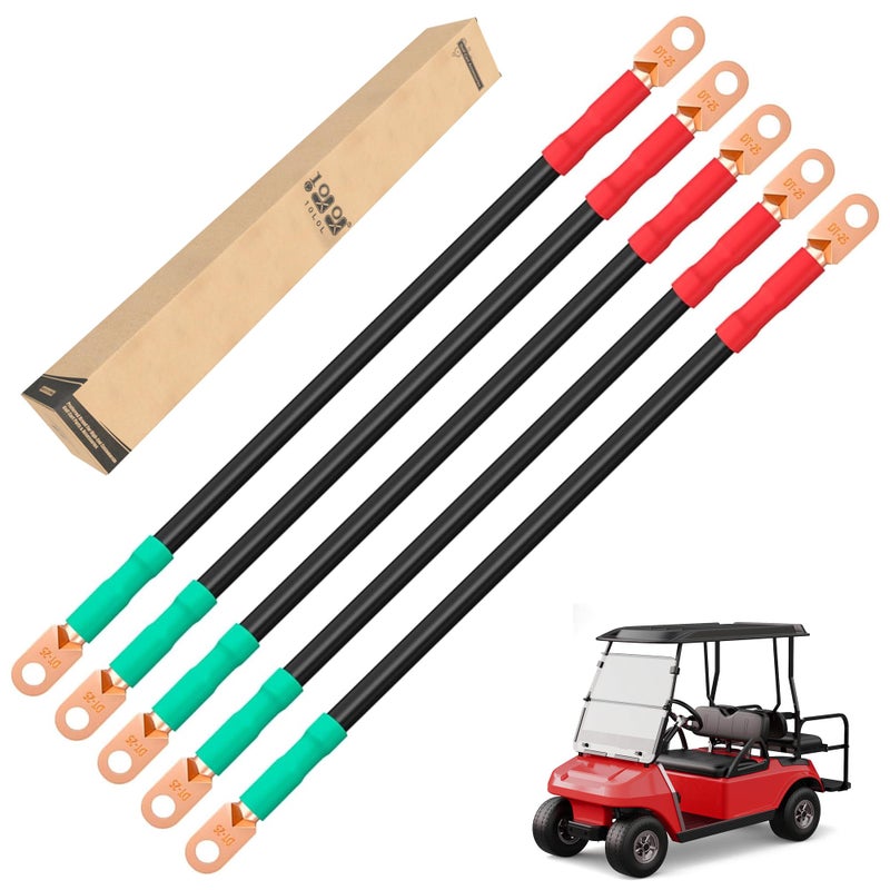 9.99WORLD MALL Golf Cart Battery Cable Set (Club Car DS) - Image 1